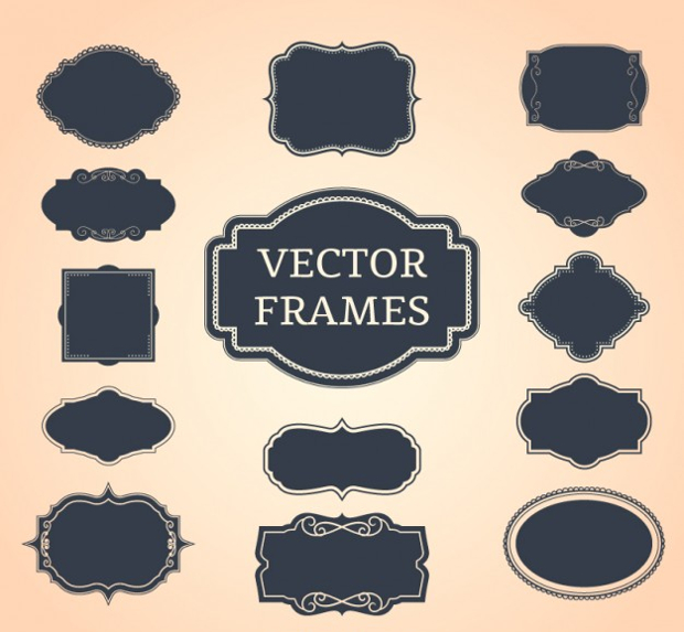 vintage decorative frame vector