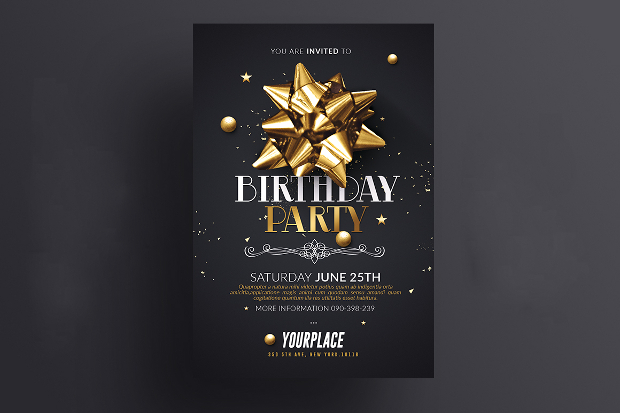 birthday party invitation design