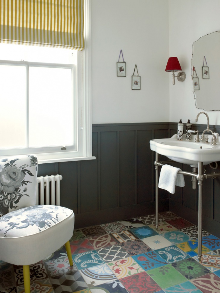 17+ Floral Bathroom Tile Designs, Ideas | Design Trends - Premium PSD