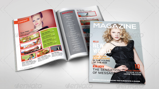 a5 multipurpose magazine design