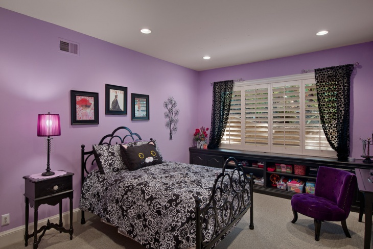 purple bedroom idea