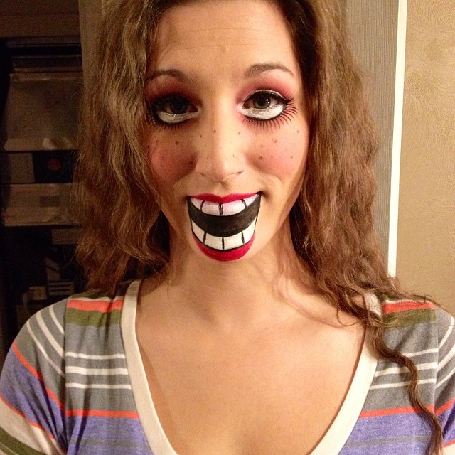ventriloquist dummy makeup