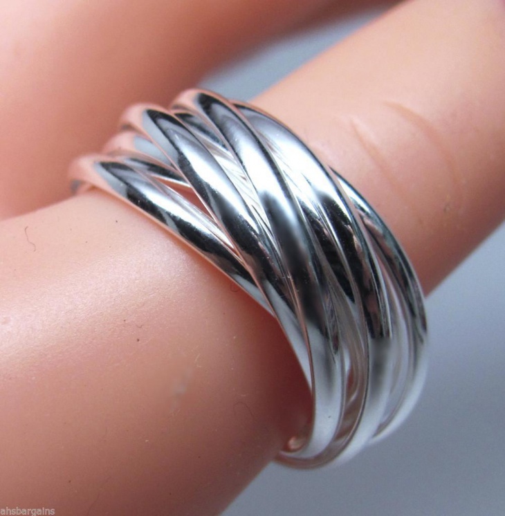 nine band intertwined rolling ring