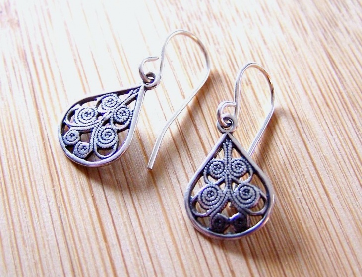 celtic swirl earrings