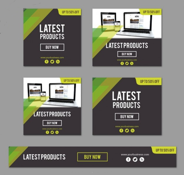 Latest Products Banners