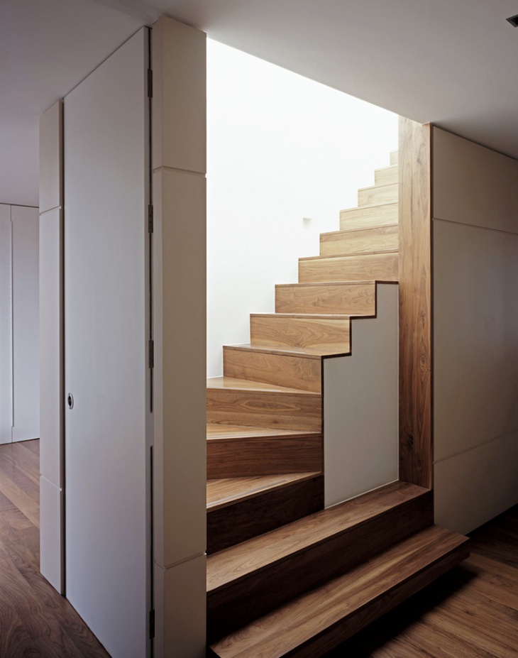 wooden staircase design 
