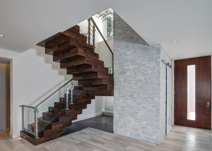 hardwood staircase design 