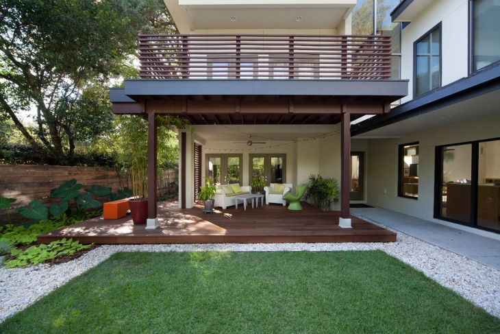 outdoor living platform deck design 