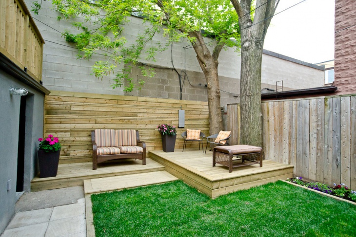 small backyard deck design