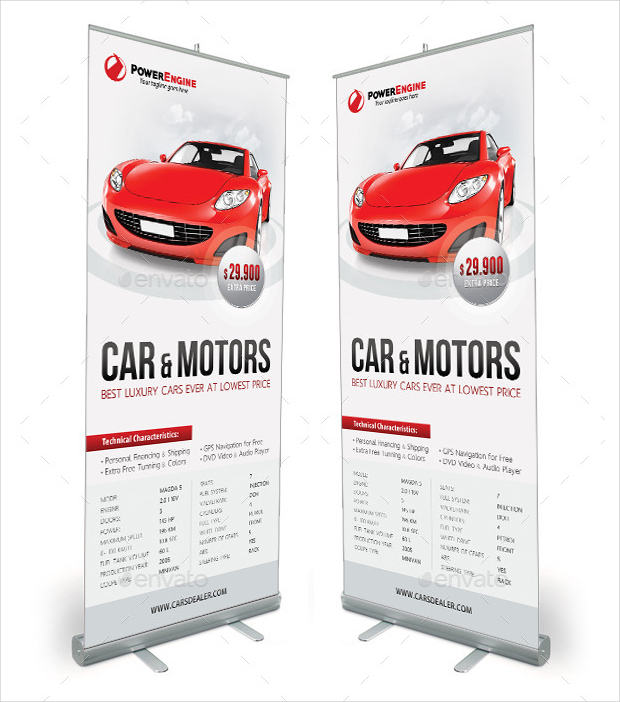 Auto Exhibition Banner Design