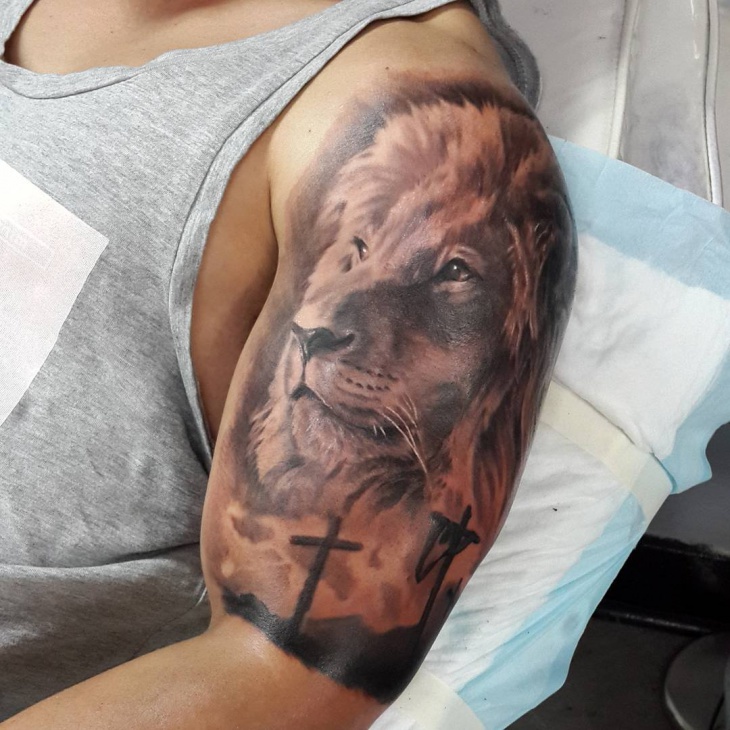unique wildlife tattoo for men