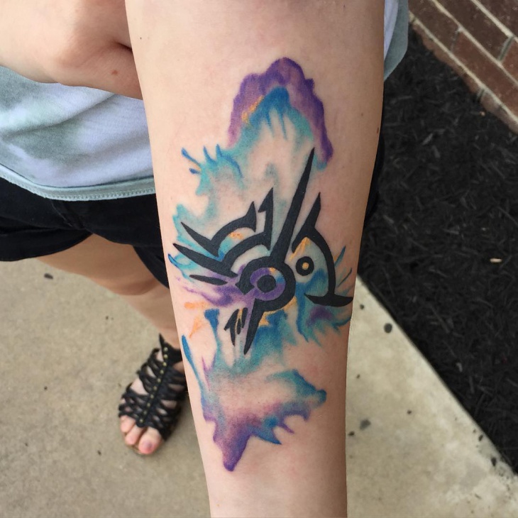 watercolor tattoo for women