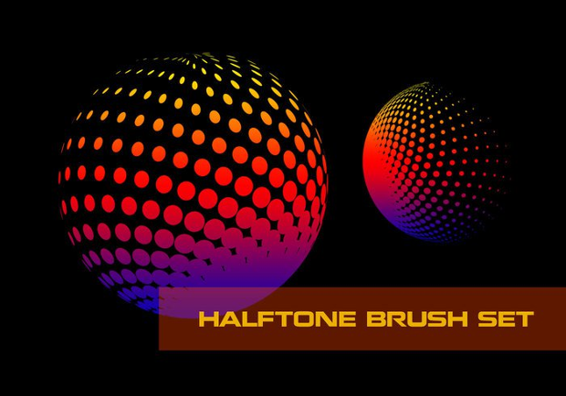 halftone brush pack