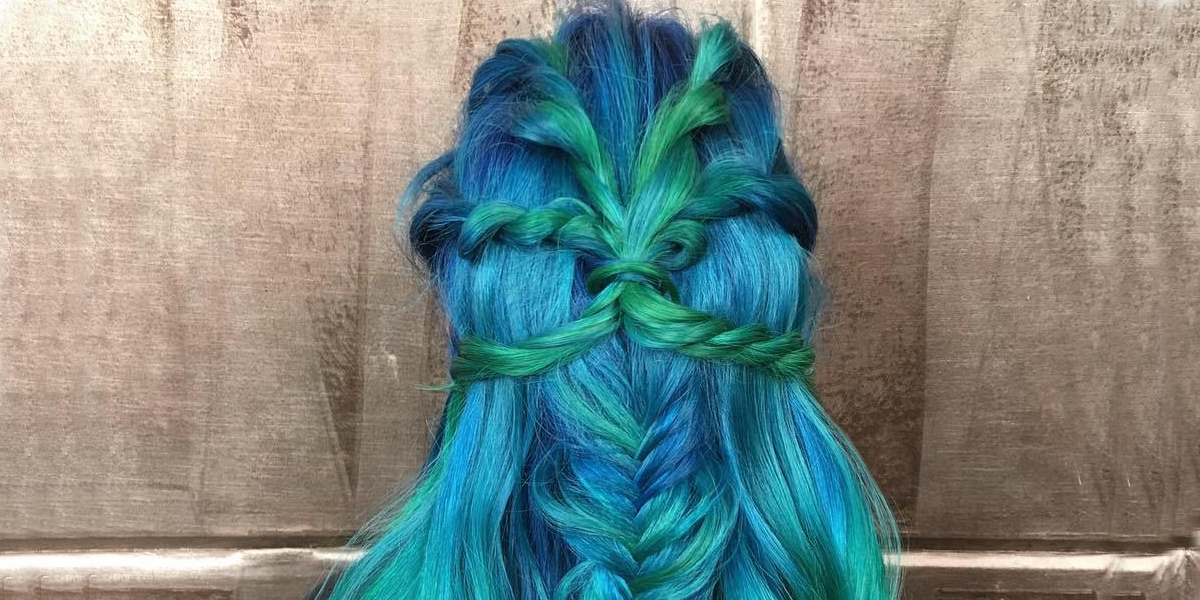 mermaid style hair