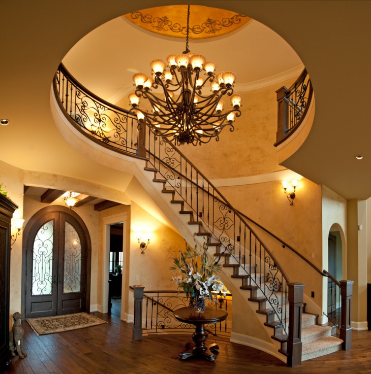 curved steel staircase idea
