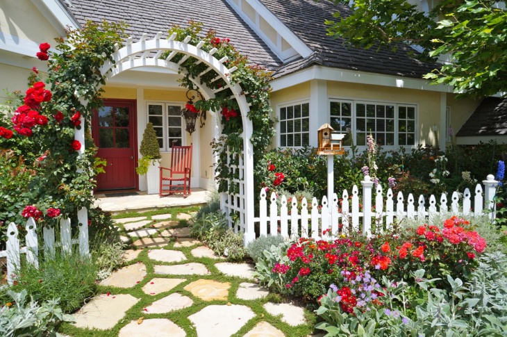 cottage garden trellis 