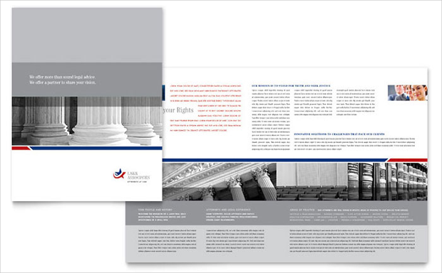 Legal & Government Services Brochure Template