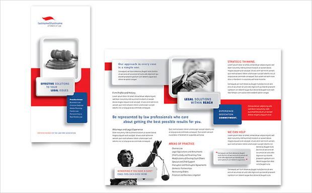 Justice Legal Services Brochure Template