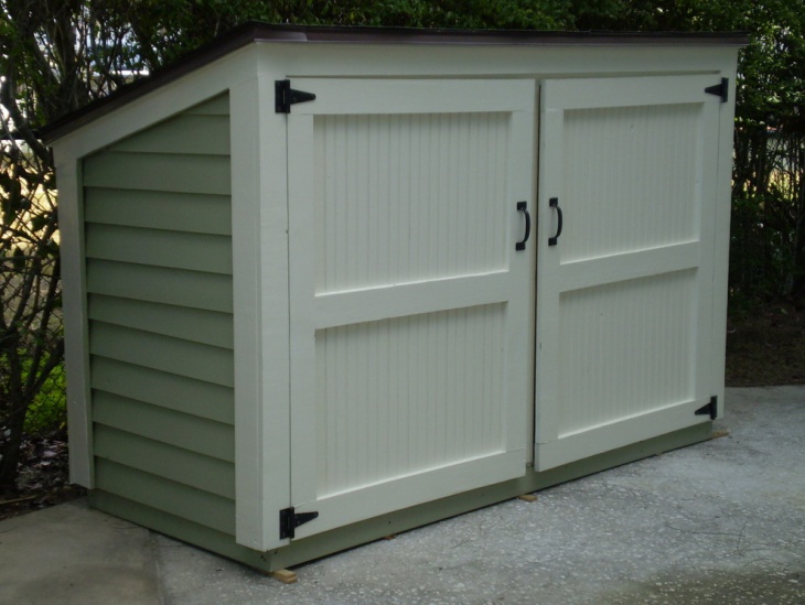 small outdoor storage sheds