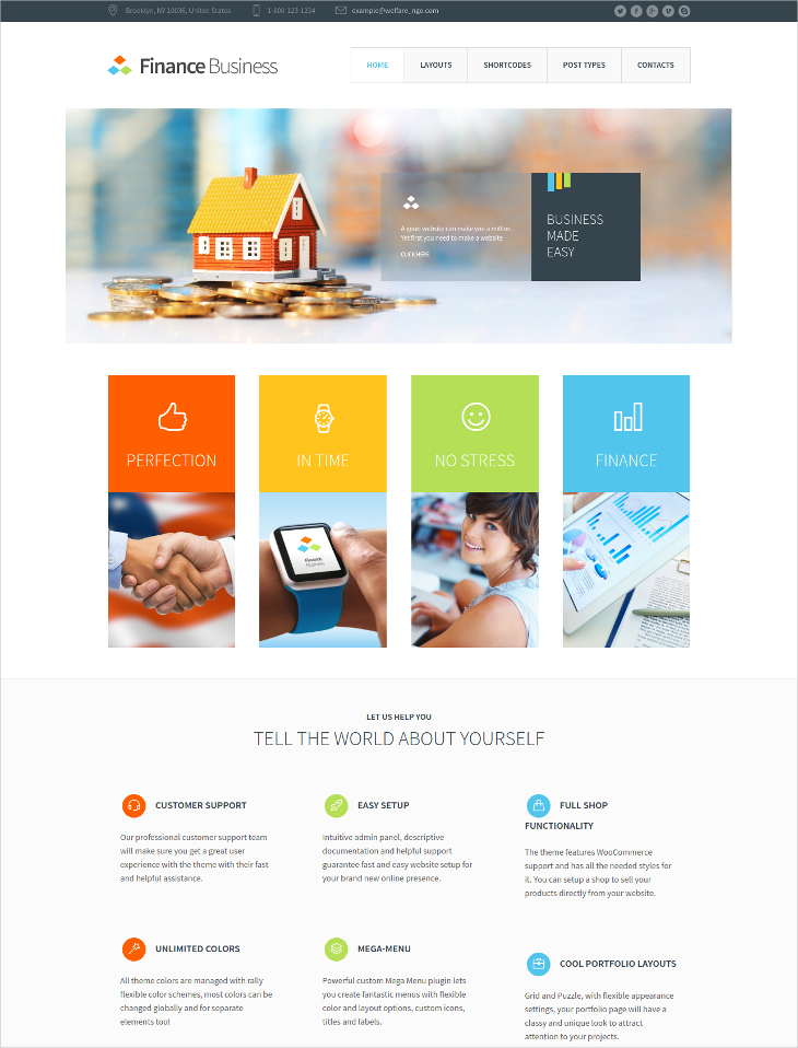 finance business company office corporate theme