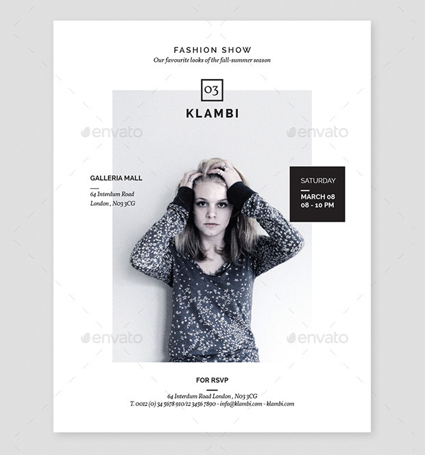 Fashion Show Invitation Flyer