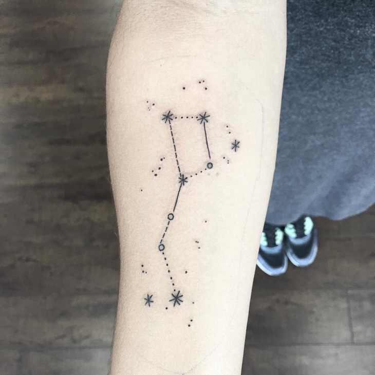 star constellation tattoo idea