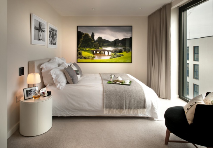 modern penthouse bedroom design 