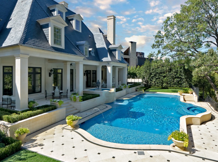 luxury modern penthouse pool idea 