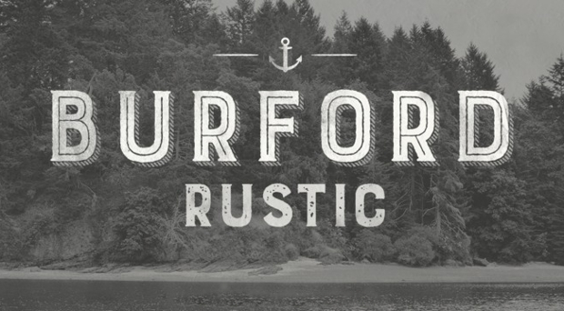 burford rustic font