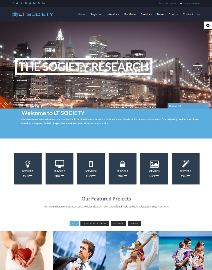 joomla one page template free download