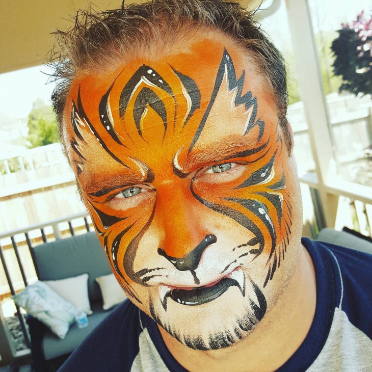realistic tiger makeup