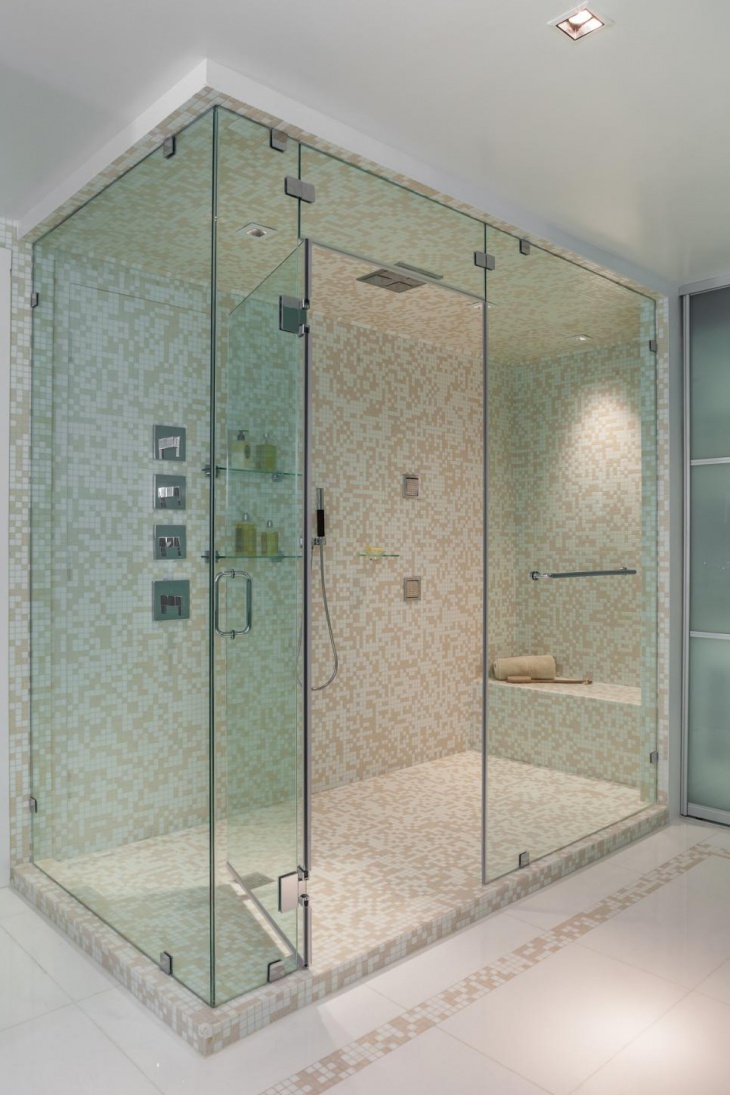 bathroom mosaic tiles design