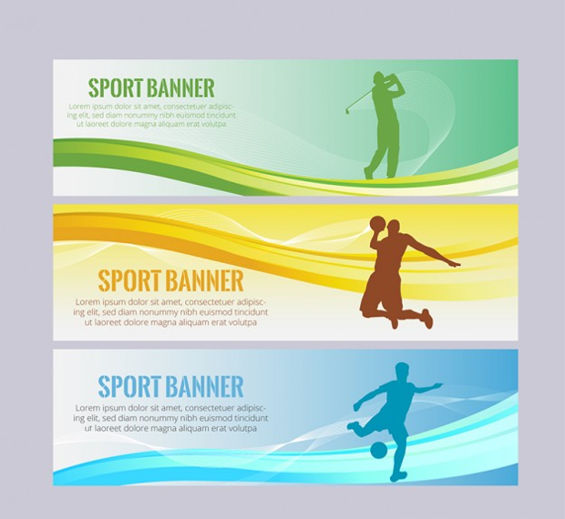 modern sport banners