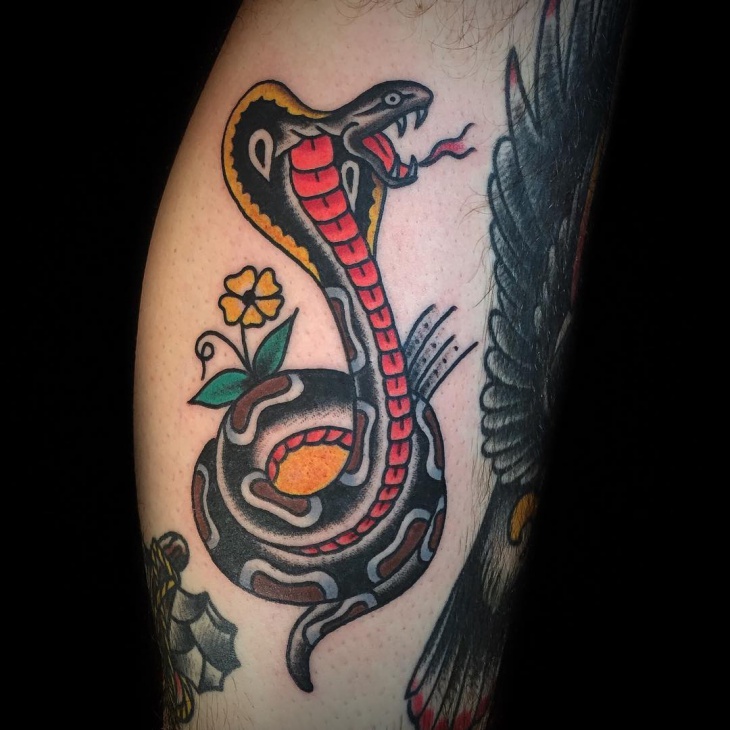 simple cobra tattoo design