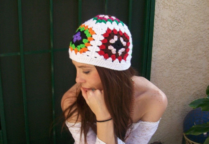 crochet hippie hat