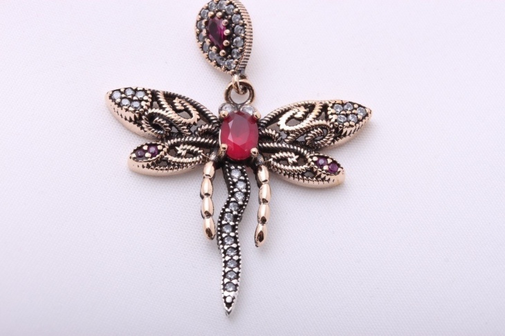ruby dragonfly jewelry