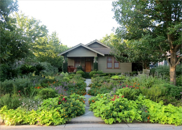 modern front yard garden design