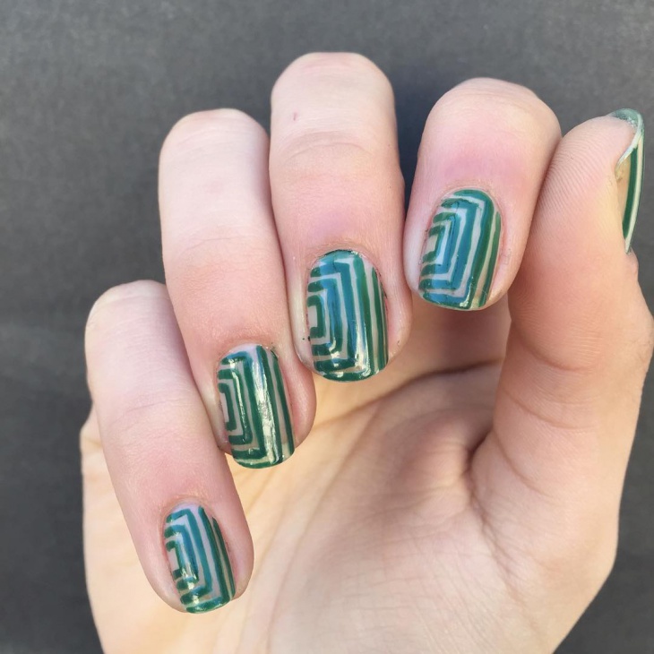 easy negative space nail design