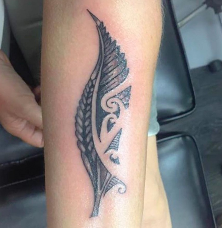 celtic fern tattoo design