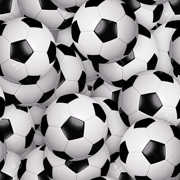 soccer ball seamless tile texture