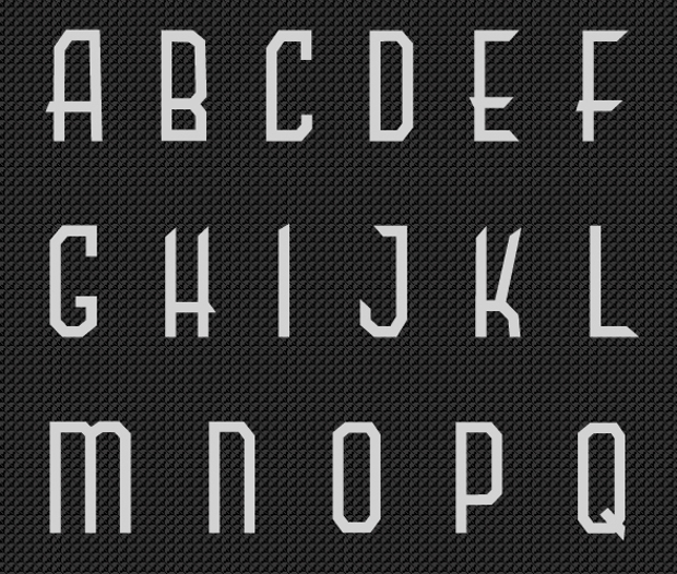 royal alphabet font
