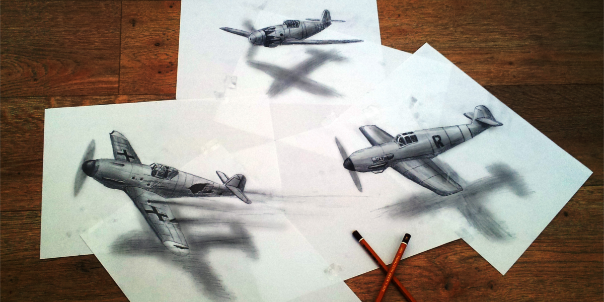 3d aeroplanes artwork