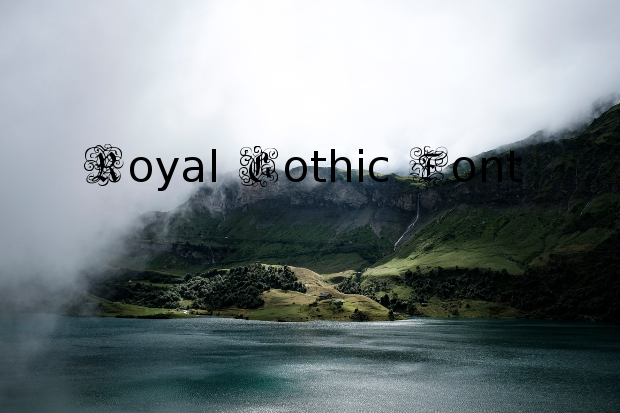 royal gothic font