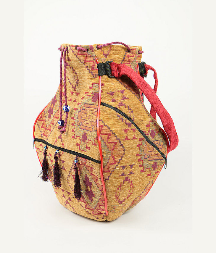 neon tribal backpack design