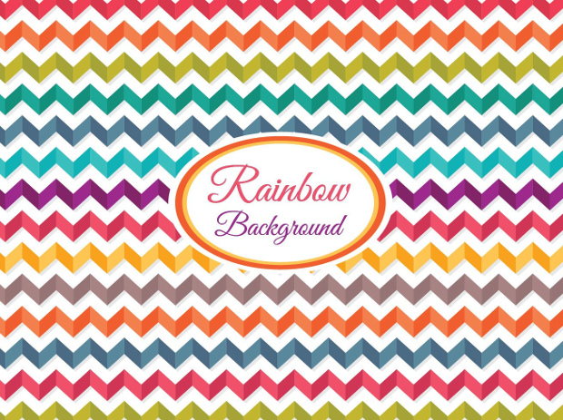 rainbow chevron background