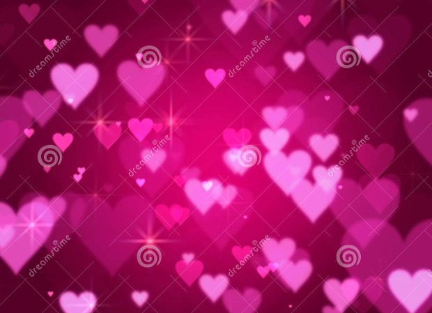 pink heart background design
