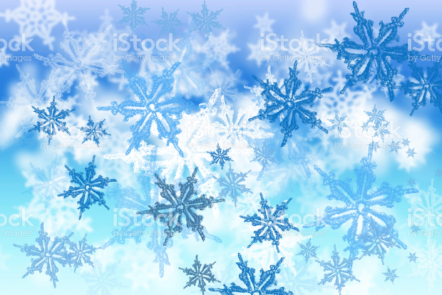 frozen snowflake background