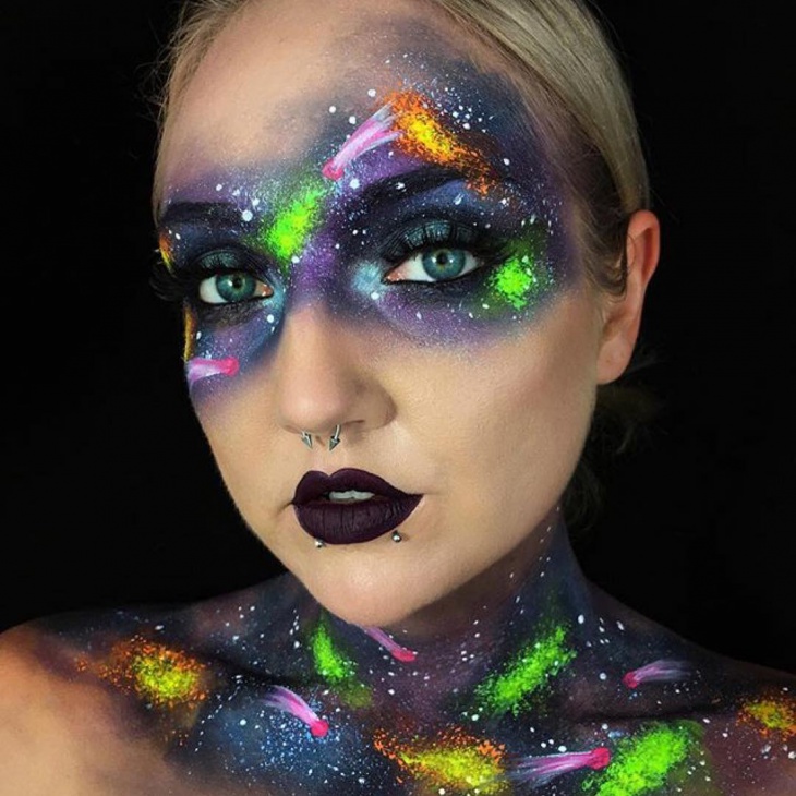fantasy galaxy makeup