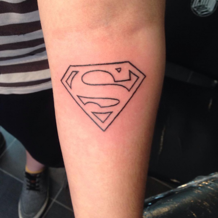 Dec 31, 2015 - colorful superman tattoo design for shoulder. 
