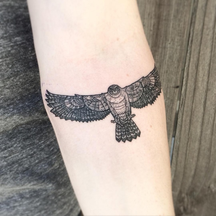 falcon wings tattoo design